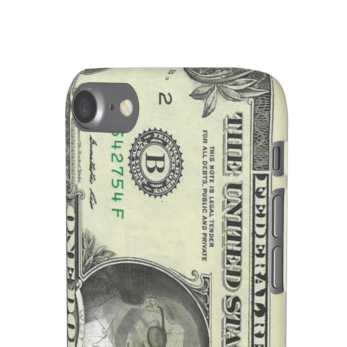 Kanye West President face on 1 dollar bill case iPhone Snap Case-Archethype