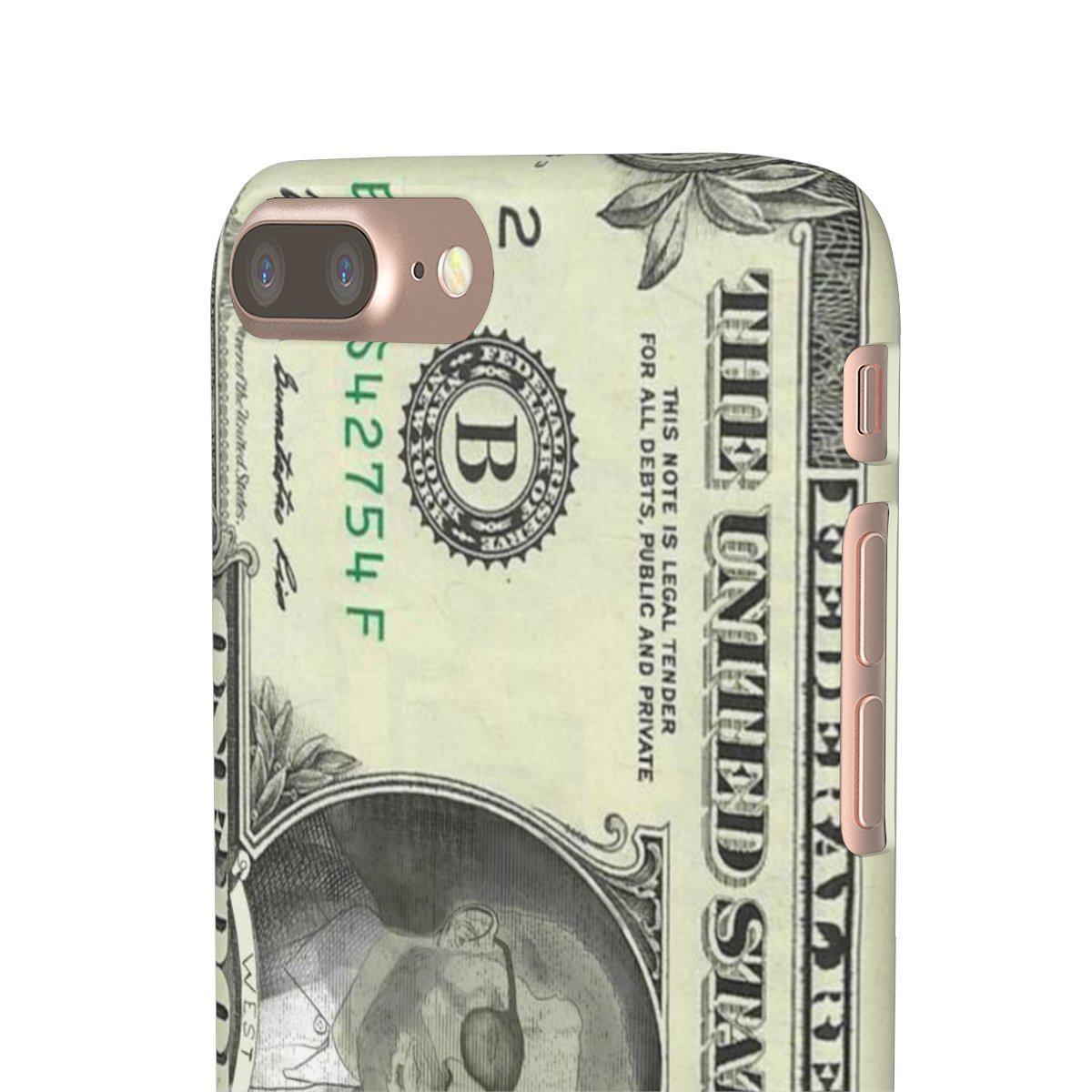 Kanye West President face on 1 dollar bill case iPhone Snap Case-iPhone 7 Plus-Glossy-Archethype