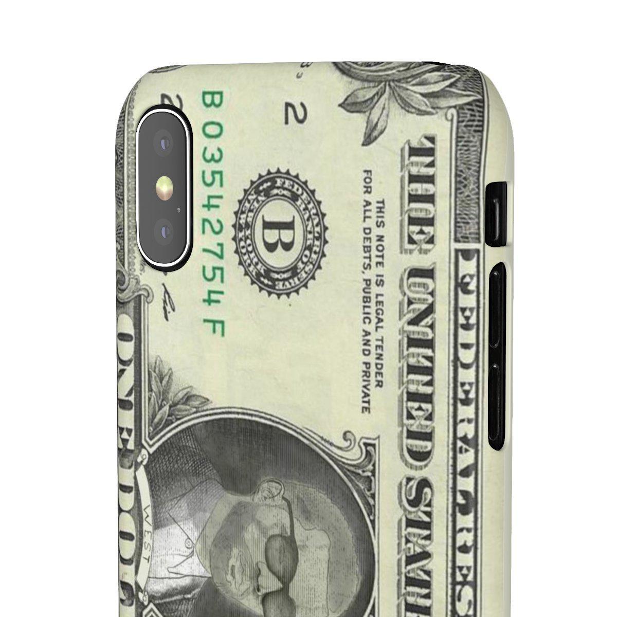 Kanye West President face on 1 dollar bill case iPhone Snap Case-iPhone X-Glossy-Archethype