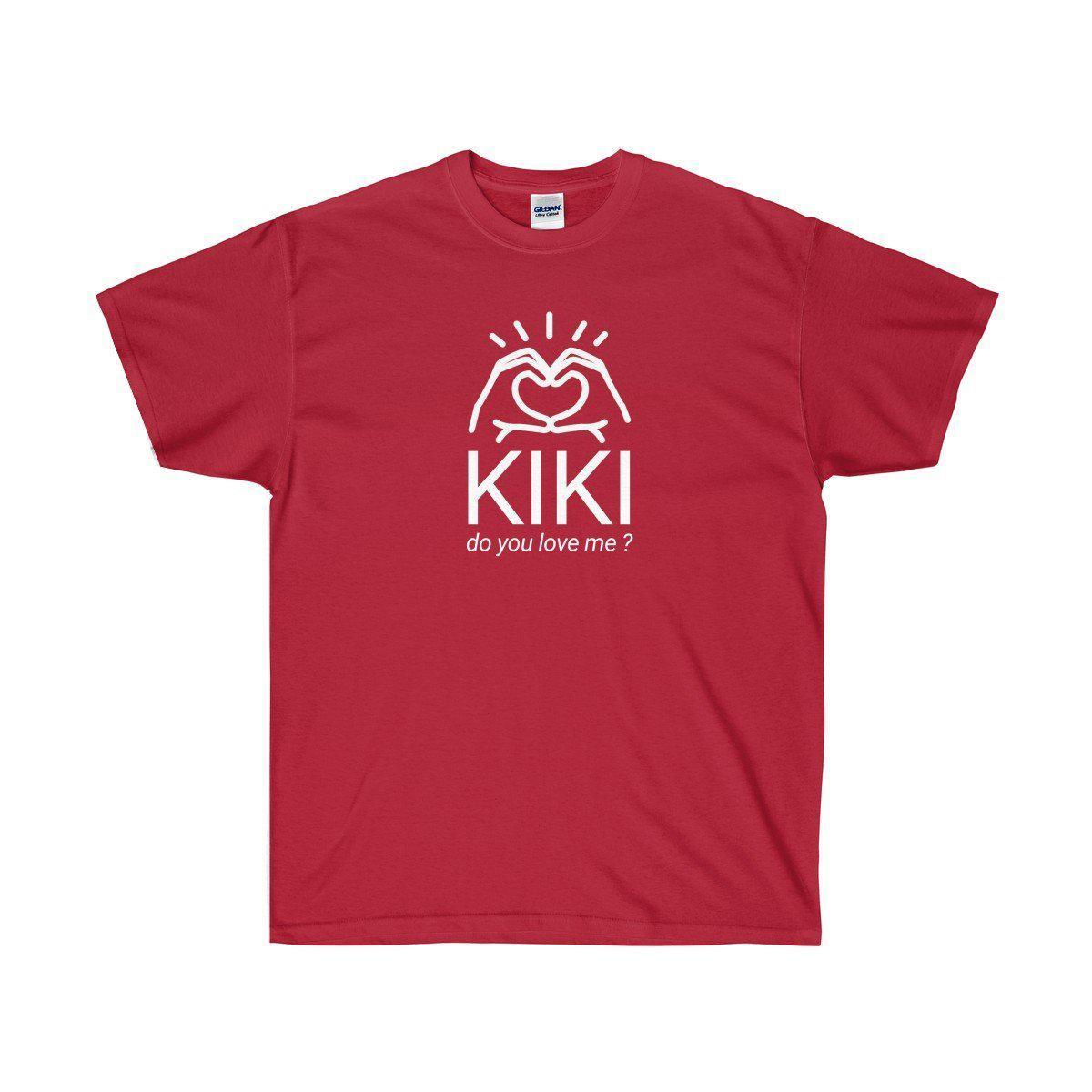 Kiki do you love me? In my feelings Drake inspired tee-Cardinal Red-S-Archethype