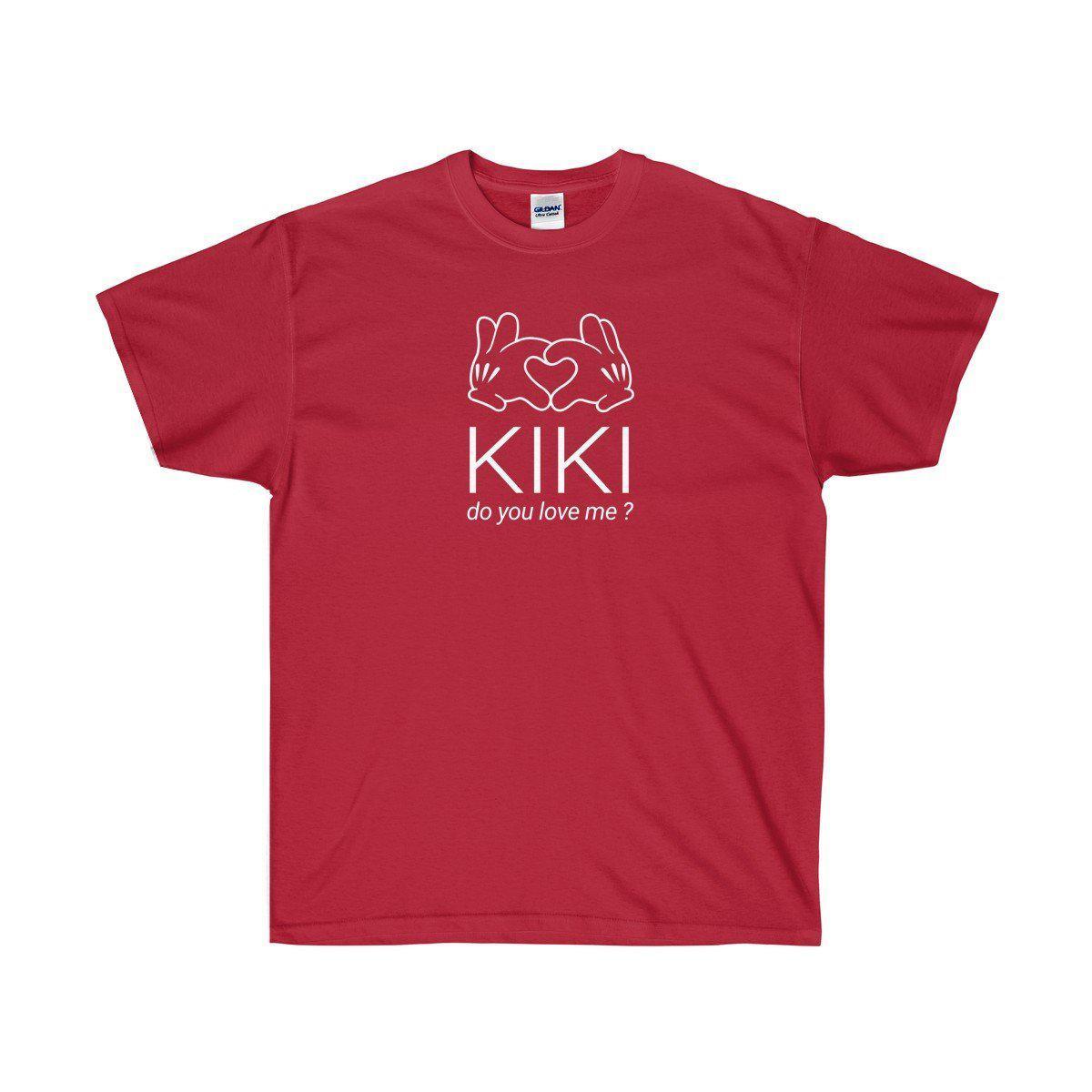 Kiki do you love me? In my feelings Tee - Drake inspired-Cardinal Red-S-Archethype