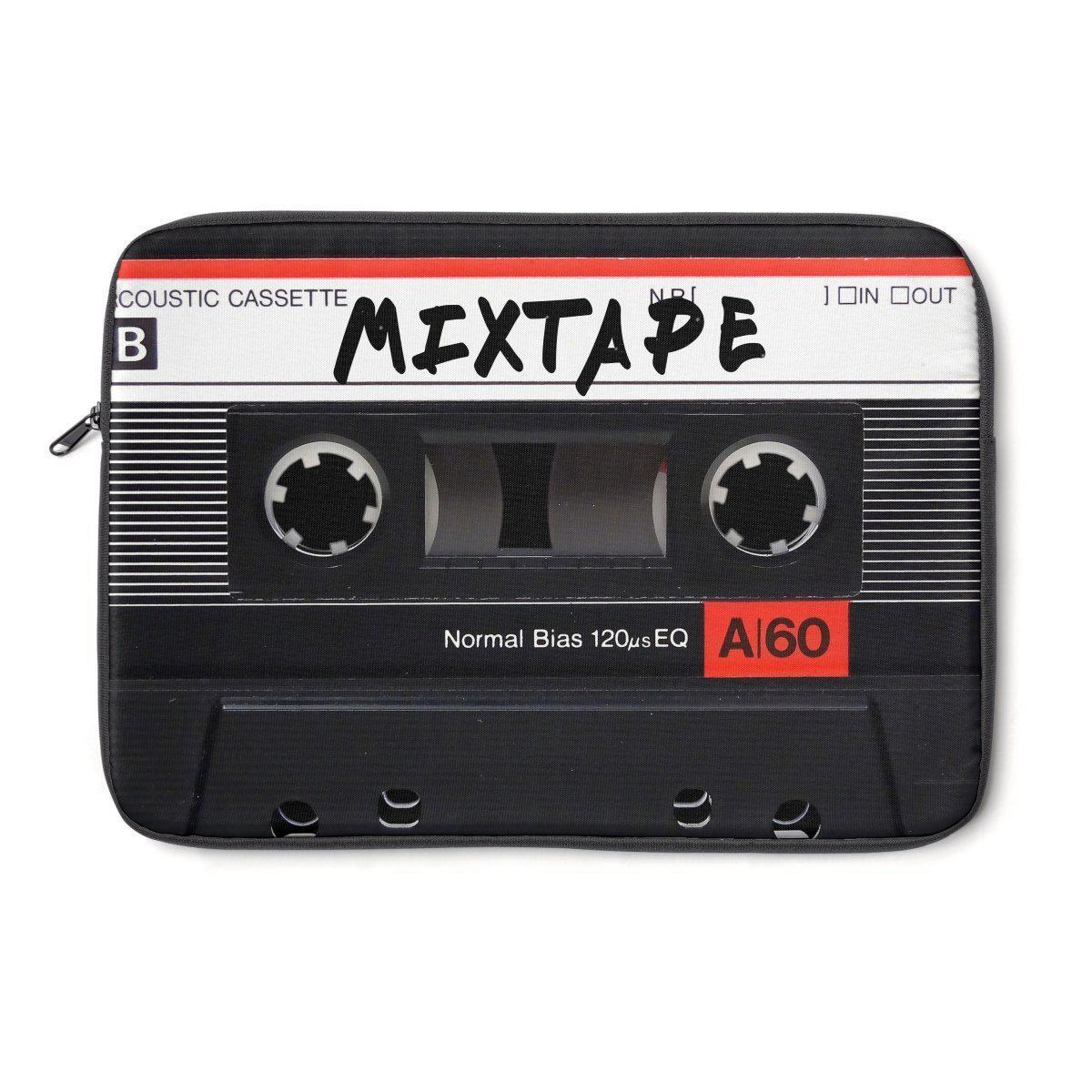 Mixtape Tape Laptop Sleeve - 90S Retro Hip Hop laptop protection-Archethype