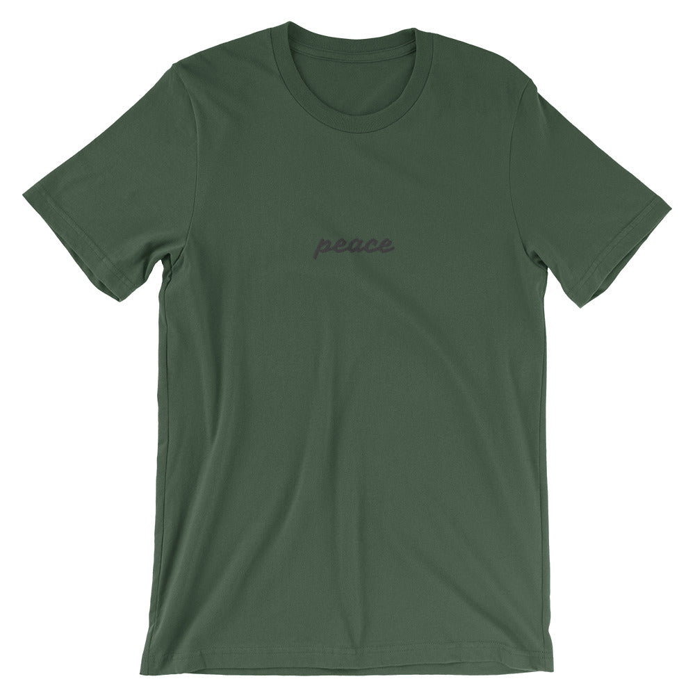 Personalized chest embroidery word T-Shirt-Forest-S-Archethype