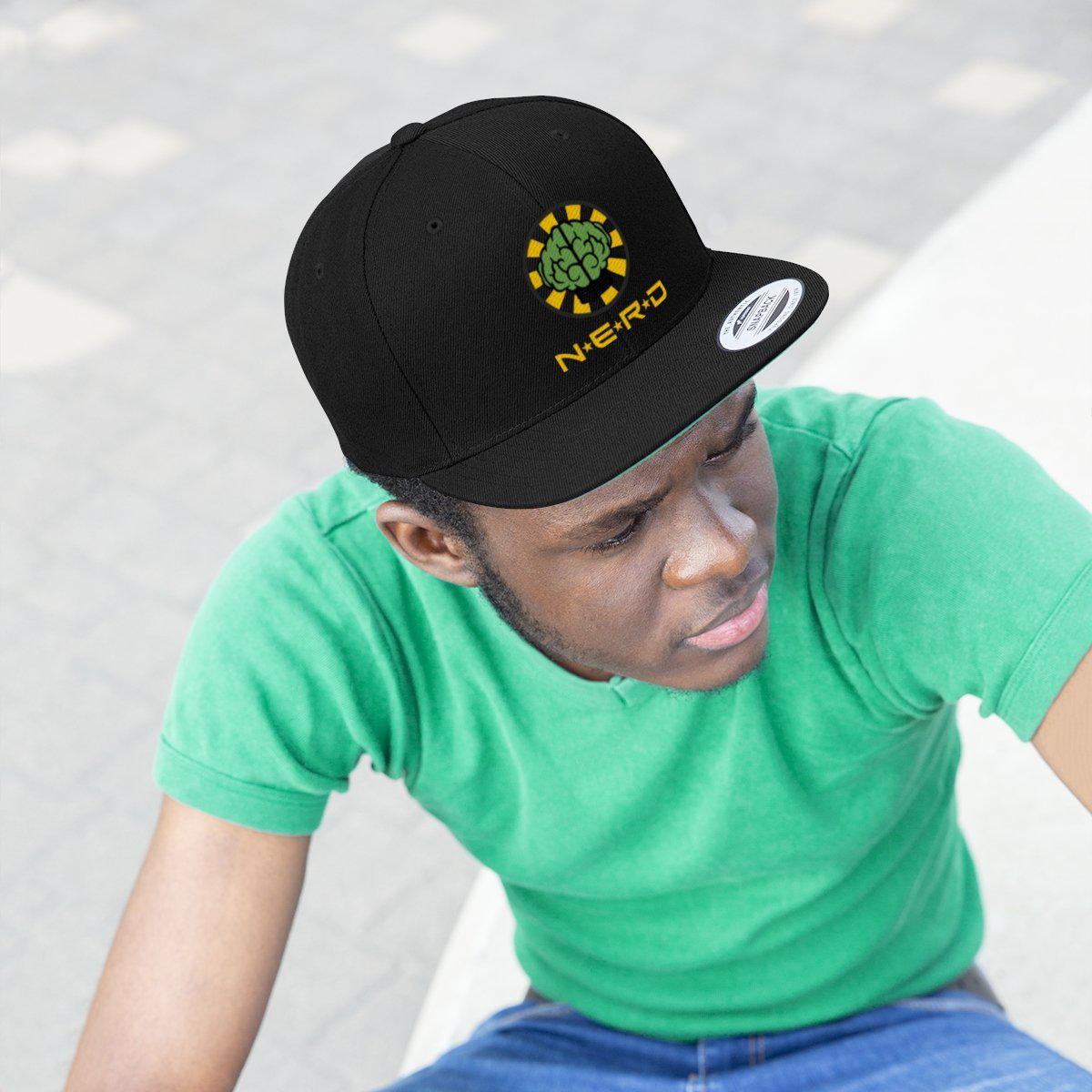 N*E*R*D Unisex Flat Bill Hat-Archethype