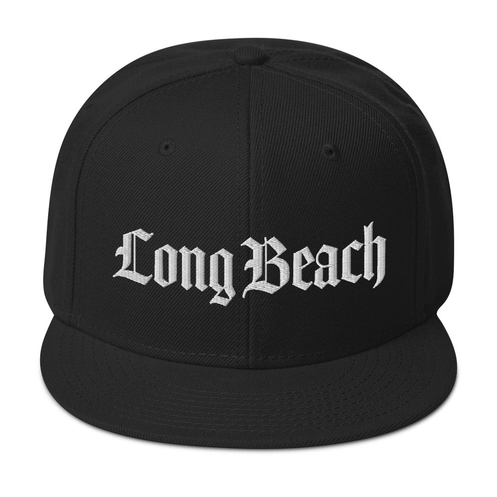 Long Beach Gangsta West Side Snapback Cap-Black-Archethype