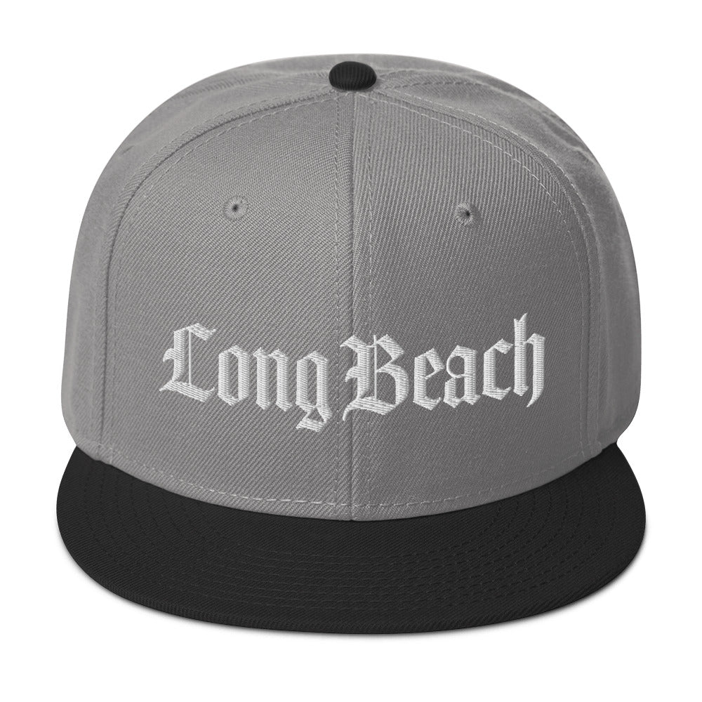 Long Beach Gangsta West Side Snapback Cap-Black / Gray / Gray-Archethype