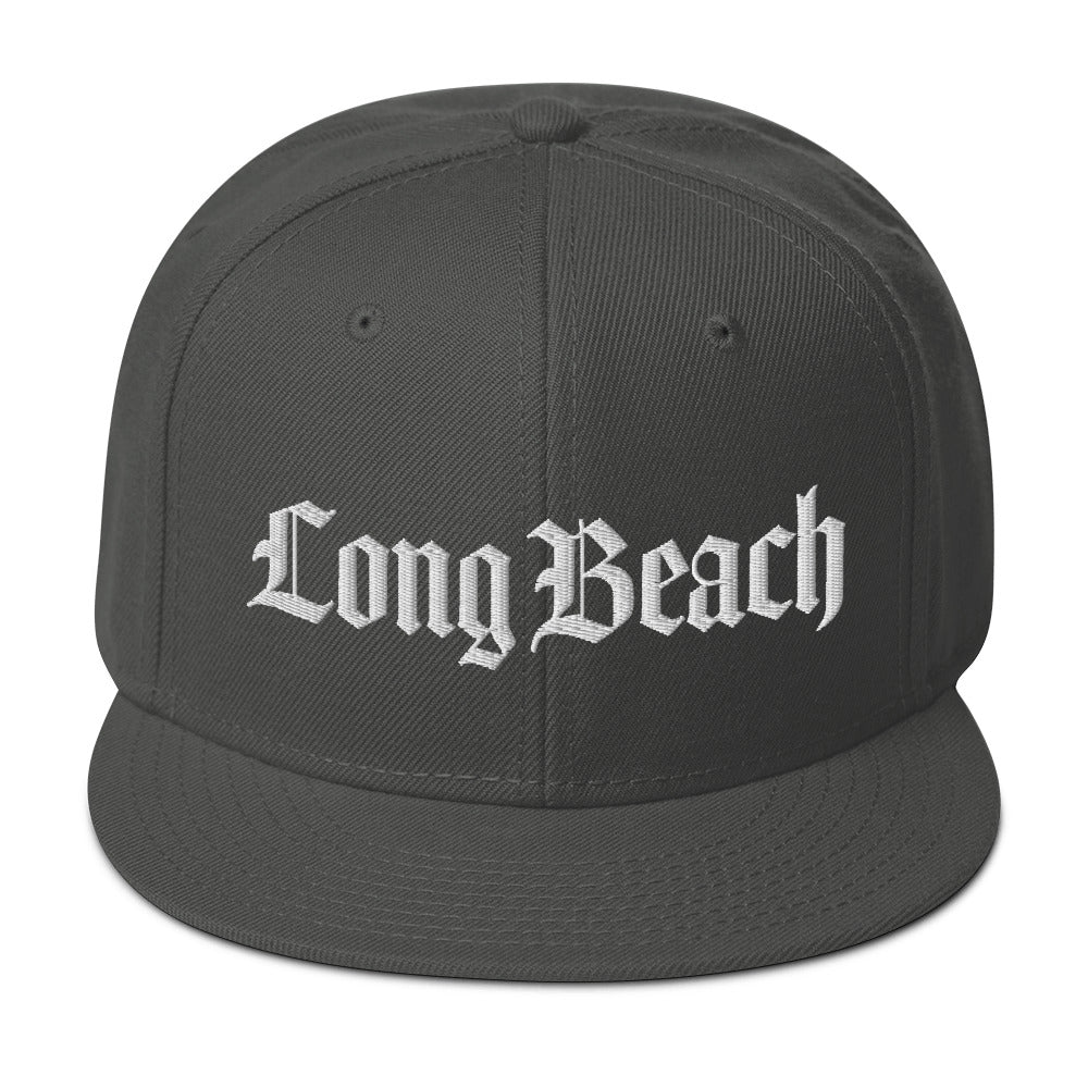 Long Beach Gangsta West Side Snapback Cap-Charcoal gray-Archethype