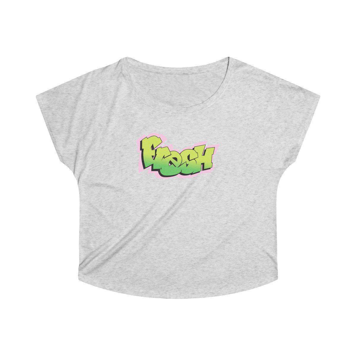 The Fresh Prince Women's Tri Blend Dolman - 90s Fashion-S-Tri-Blend Heather White-Archethype