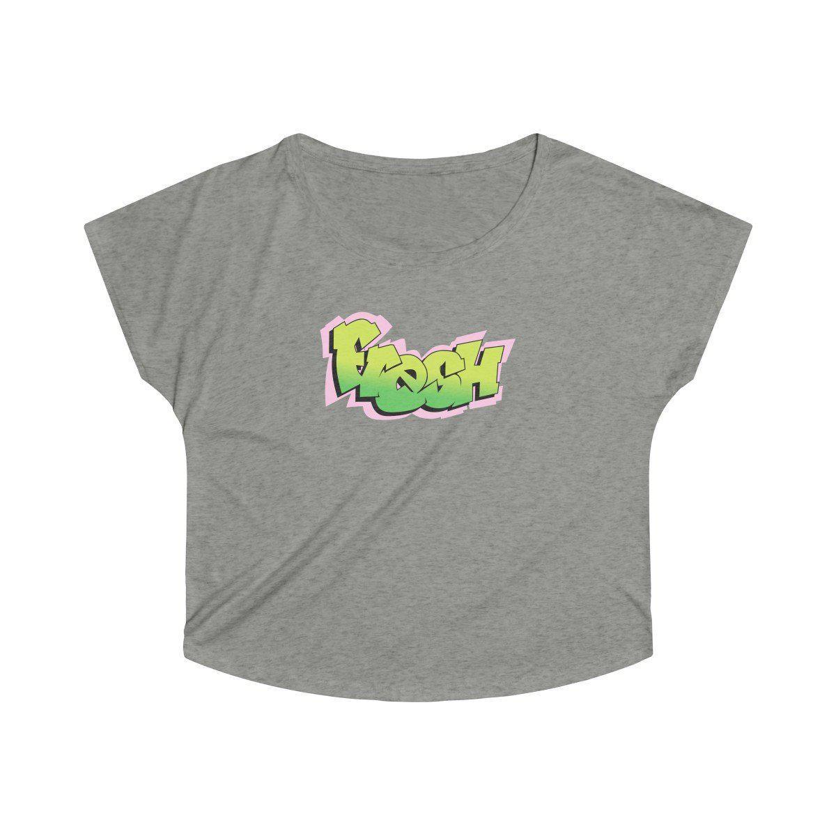 The Fresh Prince Women's Tri Blend Dolman - 90s Fashion-S-Tri-Blend Venetian Gray-Archethype