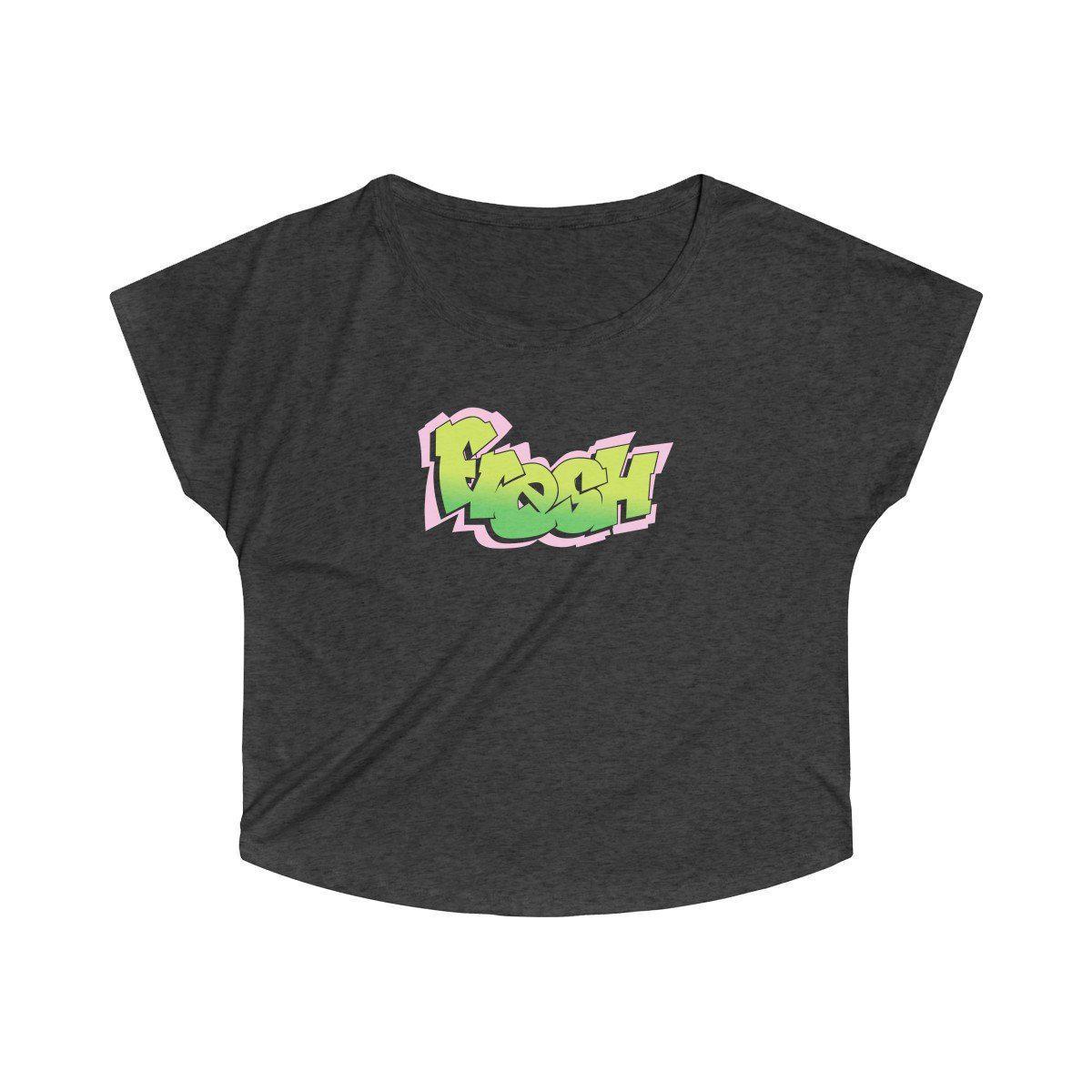 The Fresh Prince Women's Tri Blend Dolman - 90s Fashion-L-Tri-Blend Vintage Black-Archethype