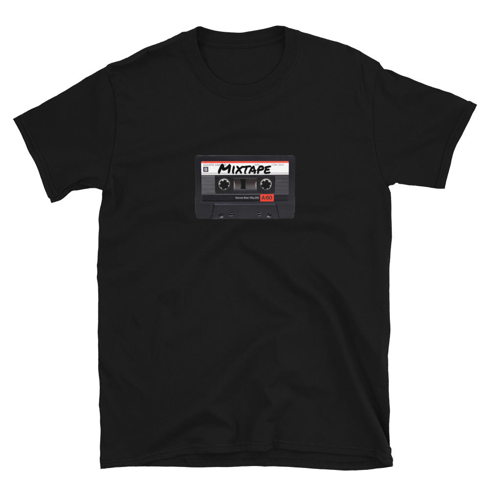 Personalized Mixtape Cassette T-Shirt-Black-S-Archethype
